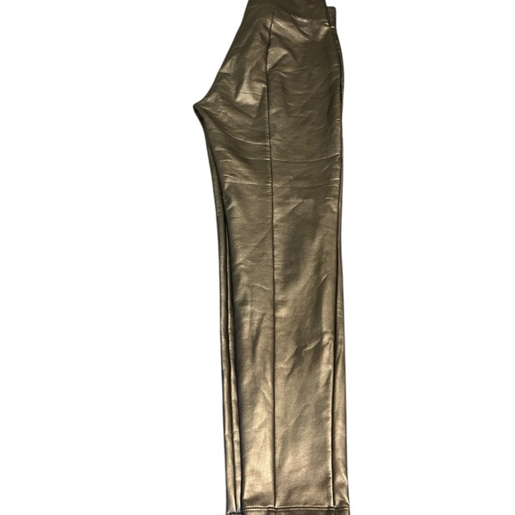 LOFT Black Faux Leather Leggings - Picture 4 of 5